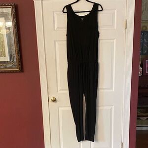 a.n.a Black Sleeveless XL Jumpsuit